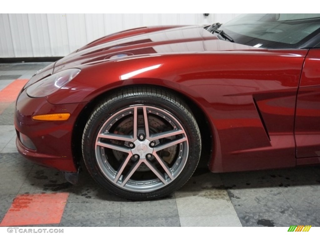 2007 Corvette Coupe - Monterey Red Metallic / Titanium photo #75