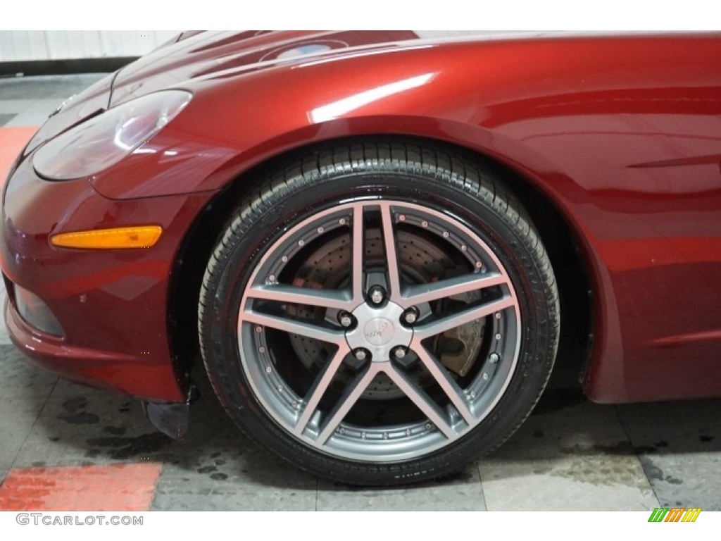 2007 Corvette Coupe - Monterey Red Metallic / Titanium photo #76