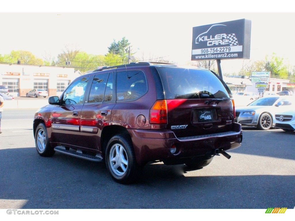 2002 Envoy SLT 4x4 - Magnetic Red Metallic / Dark Pewter photo #5