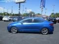 2017 Electric Blue Hyundai Elantra Limited  photo #3