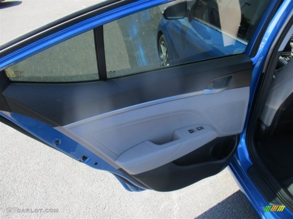 2017 Elantra Limited - Electric Blue / Gray photo #13