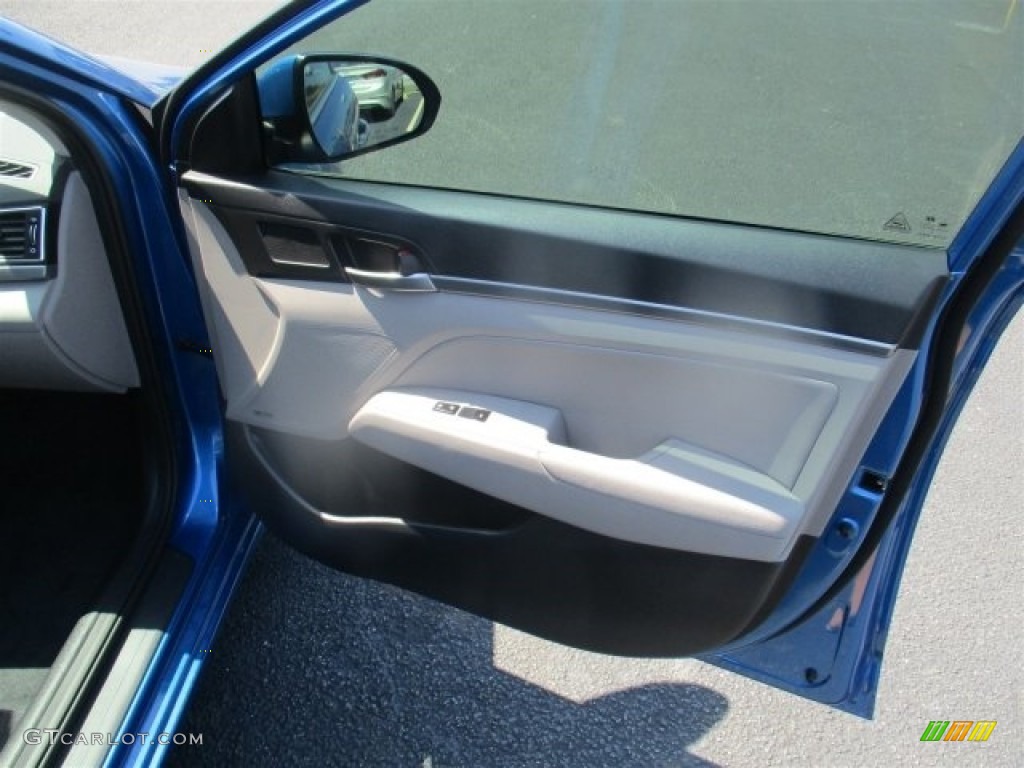 2017 Elantra Limited - Electric Blue / Gray photo #18