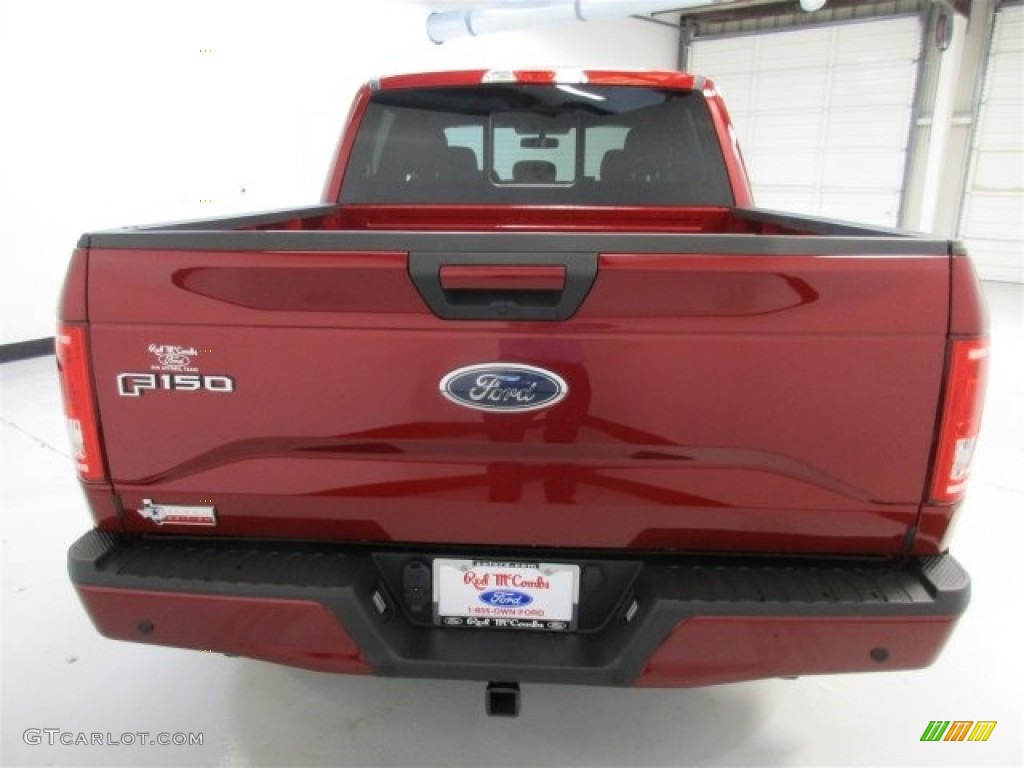 2016 F150 XLT SuperCrew 4x4 - Ruby Red / Black photo #9