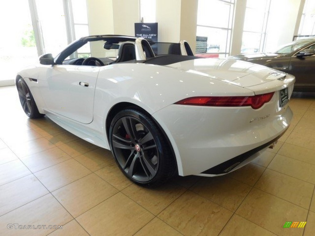 2017 F-TYPE S Convertible - Glacier White / Jet photo #8