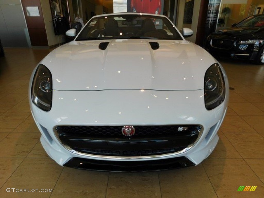 2017 F-TYPE S Convertible - Glacier White / Jet photo #11