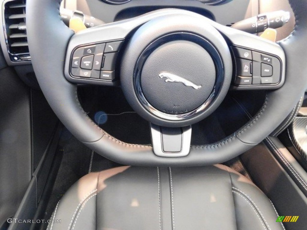 2017 F-TYPE S Convertible - Glacier White / Jet photo #14