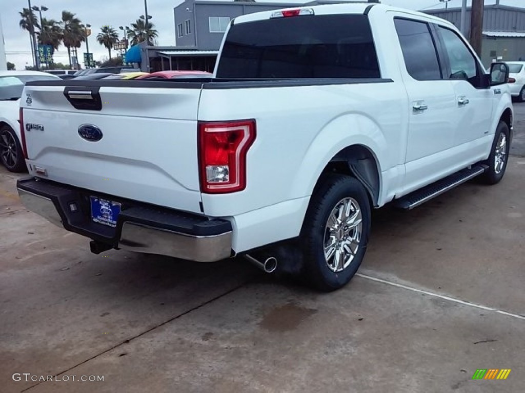 2016 F150 XLT SuperCrew - Oxford White / Medium Earth Gray photo #5