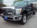 2016 Shadow Black Ford F350 Super Duty Lariat Crew Cab 4x4  photo #7