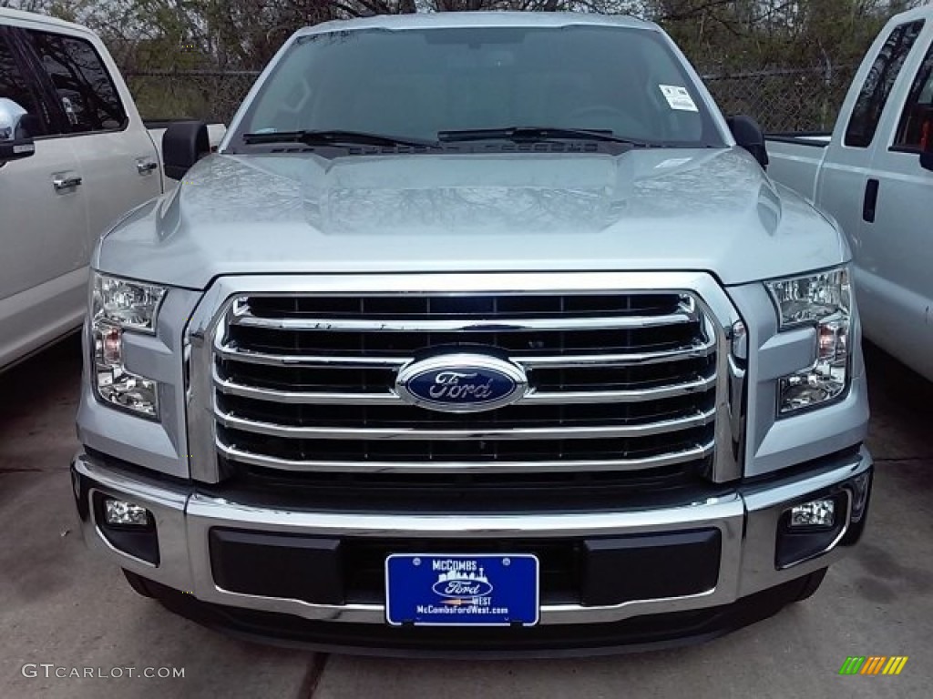 2016 F150 XLT SuperCrew - Ingot Silver / Medium Earth Gray photo #5