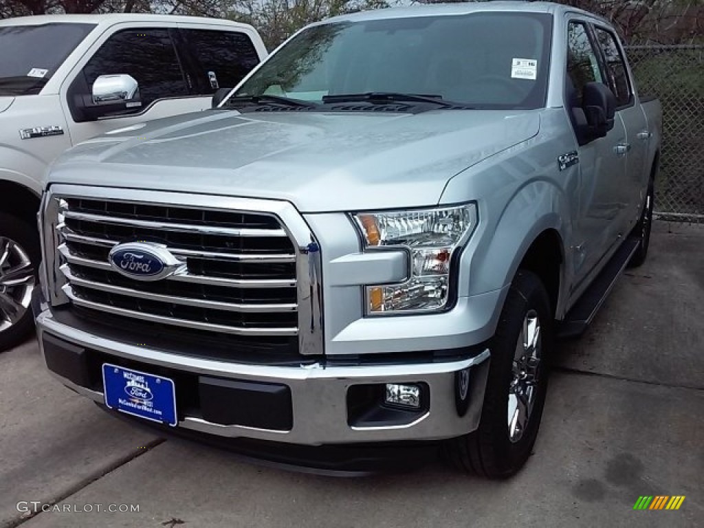 2016 F150 XLT SuperCrew - Ingot Silver / Medium Earth Gray photo #6