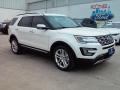 2016 White Platinum Metallic Tri-Coat Ford Explorer Limited  photo #1