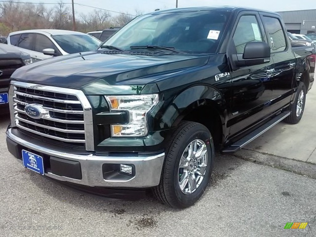 2016 F150 XLT SuperCrew - Green Gem / Medium Earth Gray photo #25