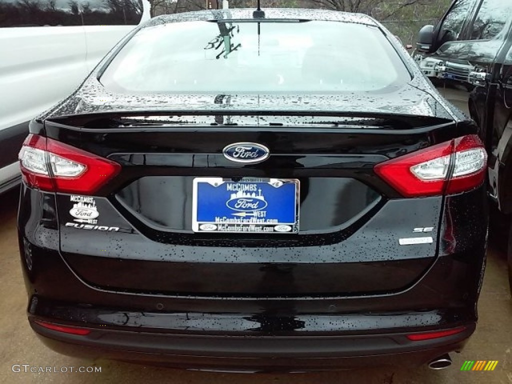 2016 Fusion SE - Shadow Black / Charcoal Black photo #20