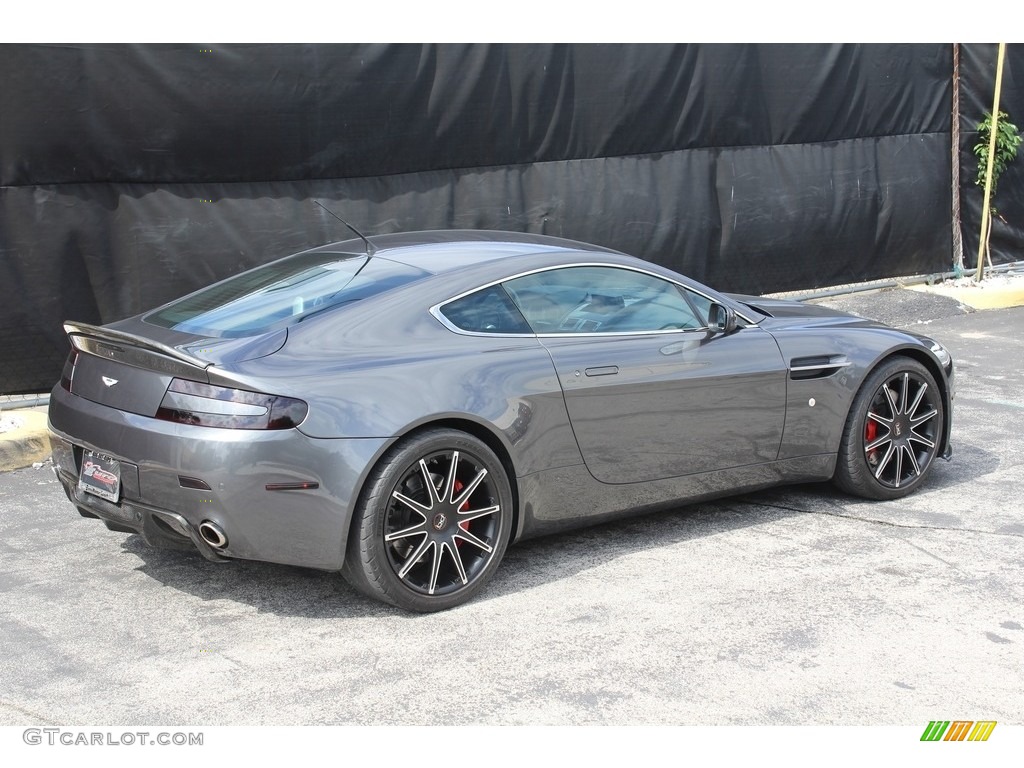 2007 V8 Vantage Coupe - Meteorite Silver / Obsidian Black photo #24