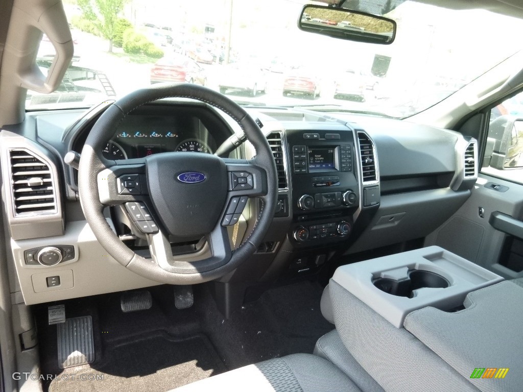 2016 F150 XLT SuperCab 4x4 - Shadow Black / Medium Earth Gray photo #8