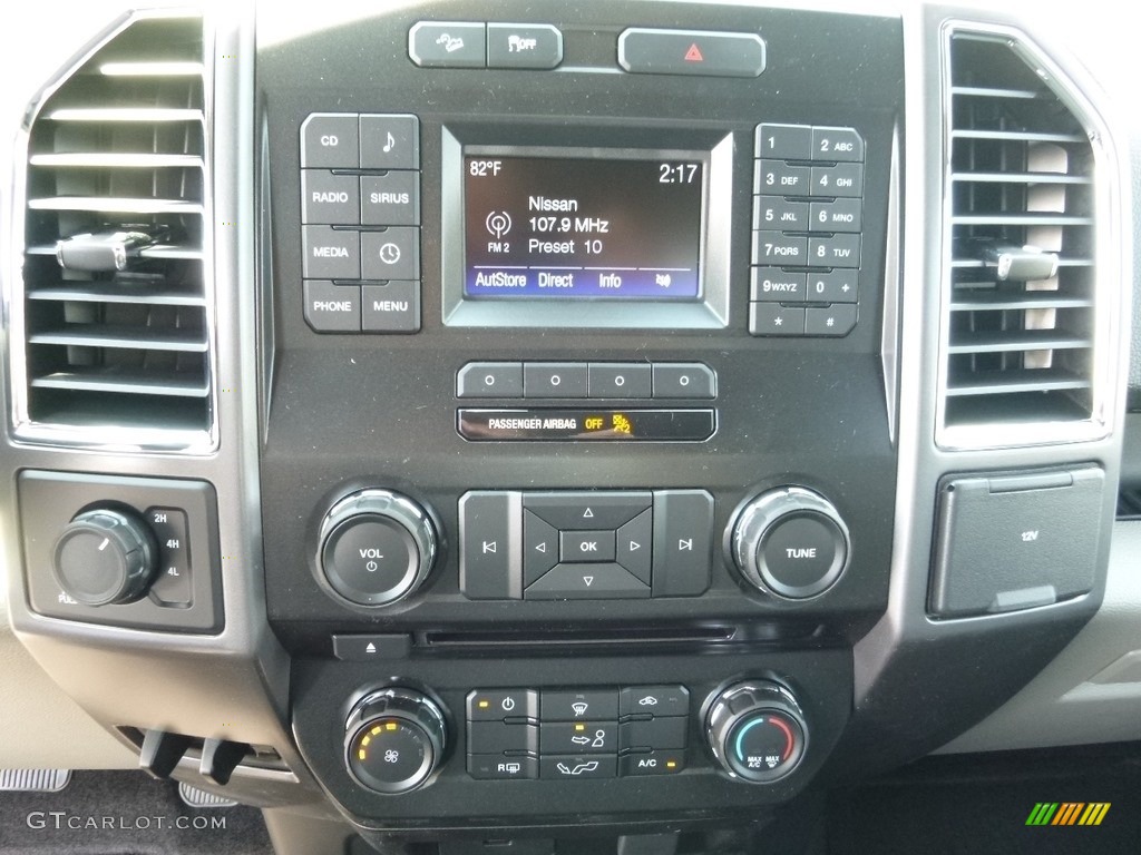 2016 F150 XLT SuperCab 4x4 - Shadow Black / Medium Earth Gray photo #15