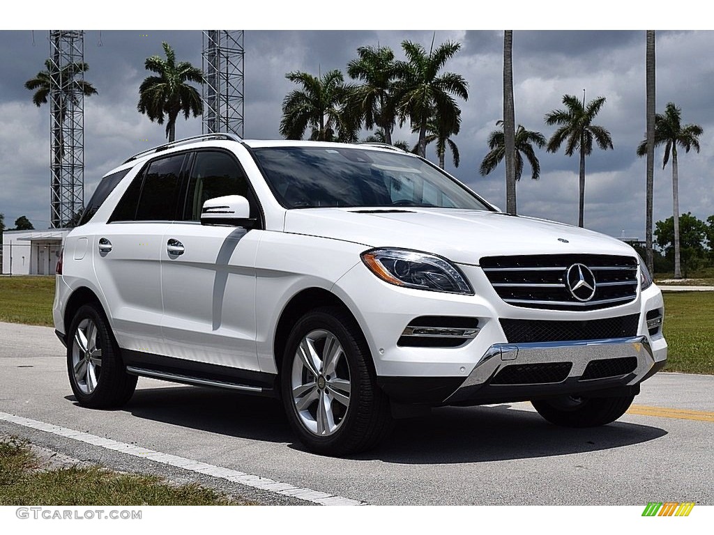 Polar White 2015 Mercedes-Benz ML 250 BlueTEC 4Matic Exterior Photo #112528346