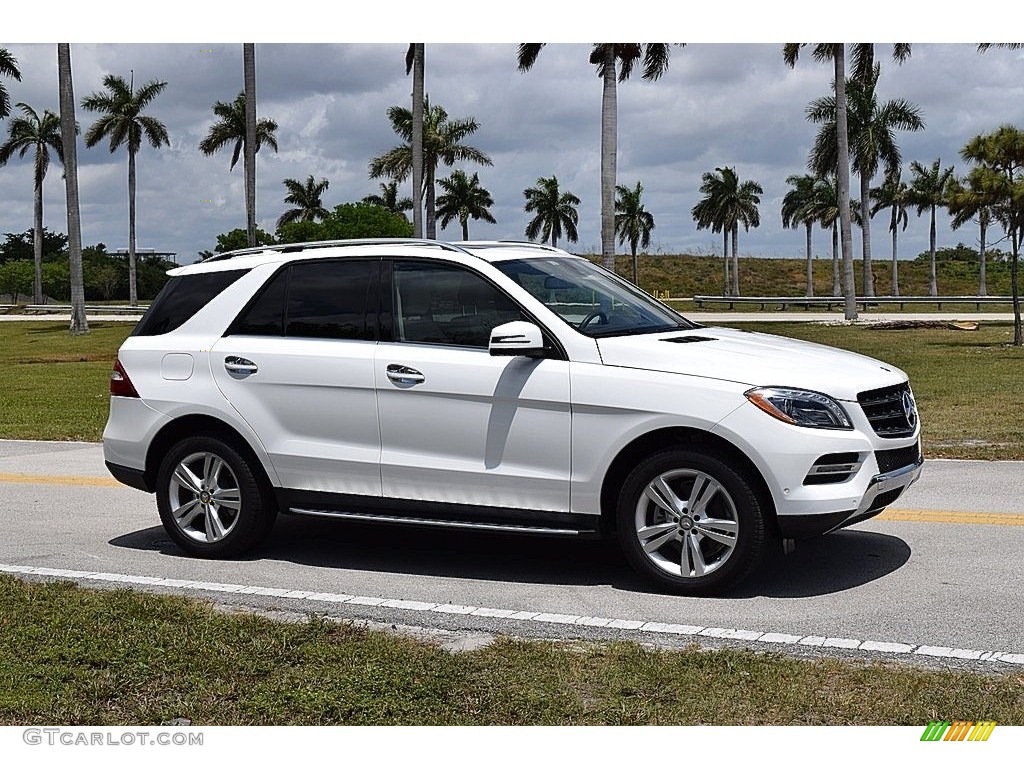 Polar White 2015 Mercedes-Benz ML 250 BlueTEC 4Matic Exterior Photo #112528367