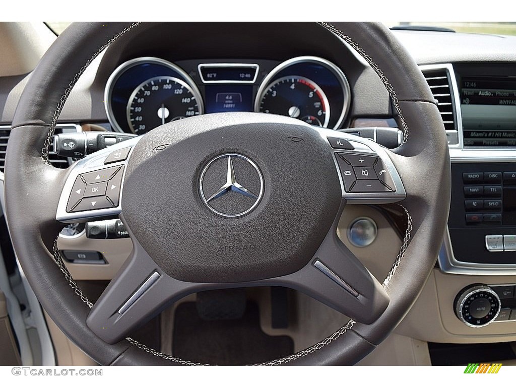 2015 ML 250 BlueTEC 4Matic - Polar White / Almond Beige/Mocha photo #36