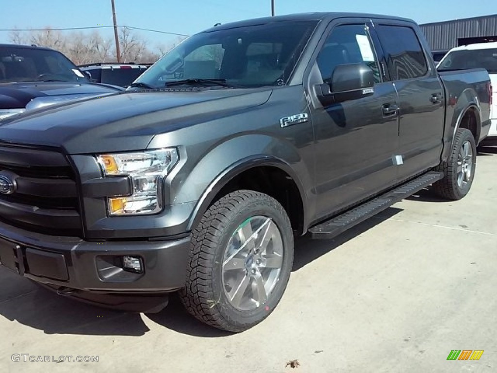 2016 F150 Lariat SuperCrew 4x4 - Magnetic / Black photo #36