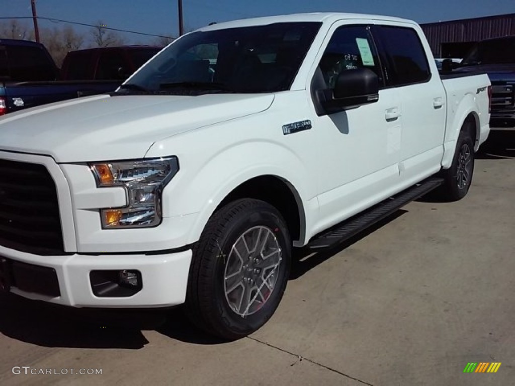 2016 F150 XLT SuperCrew - Oxford White / Black photo #9