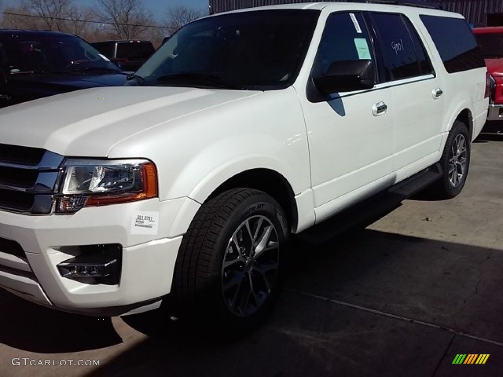 2016 Expedition EL XLT - White Platinum Metallic Tricoat / Dune photo #1