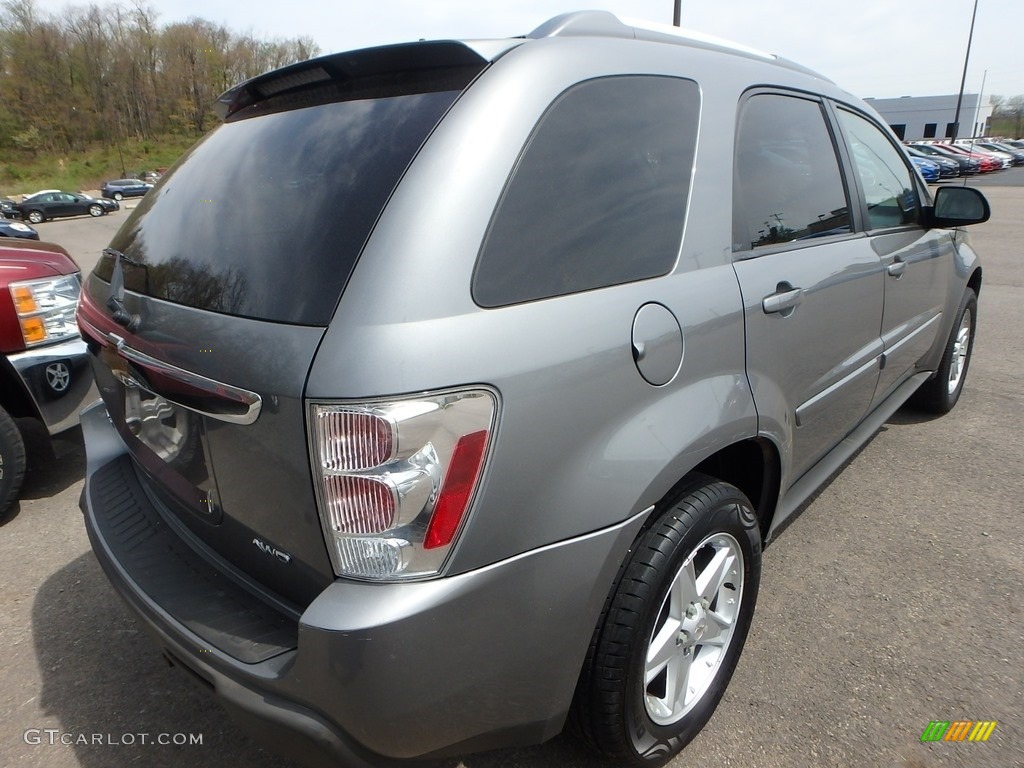 2005 Equinox LT AWD - Dark Silver Metallic / Light Gray photo #4