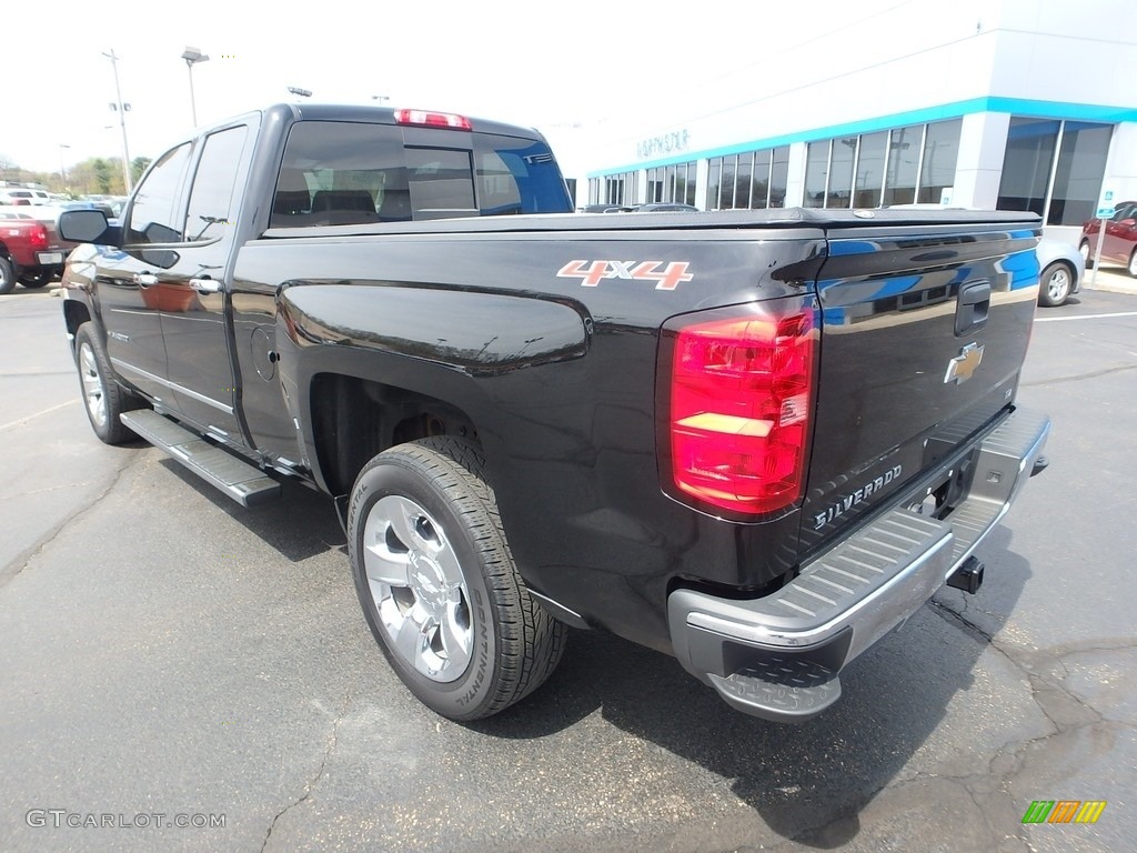 2014 Silverado 1500 LTZ Double Cab 4x4 - Black / Cocoa/Dune photo #4