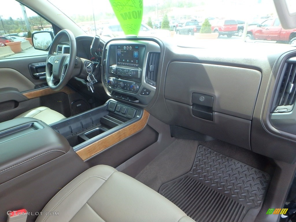 2014 Silverado 1500 LTZ Double Cab 4x4 - Black / Cocoa/Dune photo #16