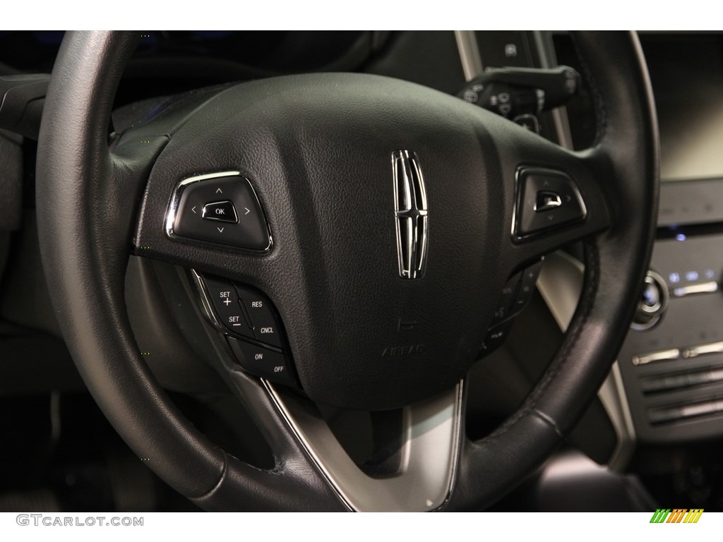 2015 Lincoln MKC AWD Ebony Steering Wheel Photo #112532915