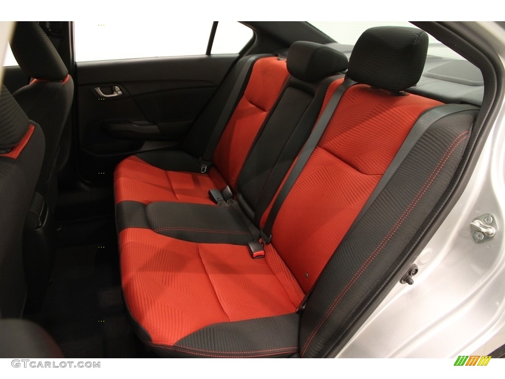 2014 Honda Civic Si Sedan Rear Seat Photos