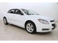Summit White 2009 Chevrolet Malibu LS Sedan