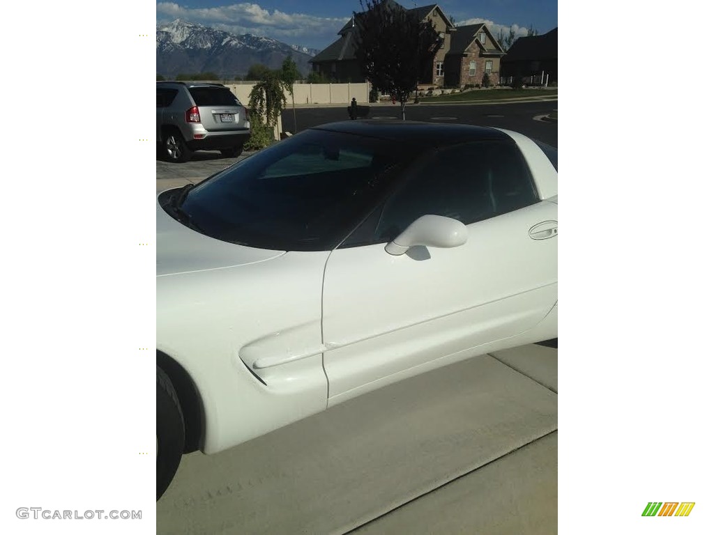 1998 Corvette Coupe - Arctic White / Black photo #4
