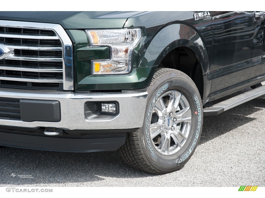 2016 F150 XLT SuperCab 4x4 - Green Gem / Medium Earth Gray photo #2