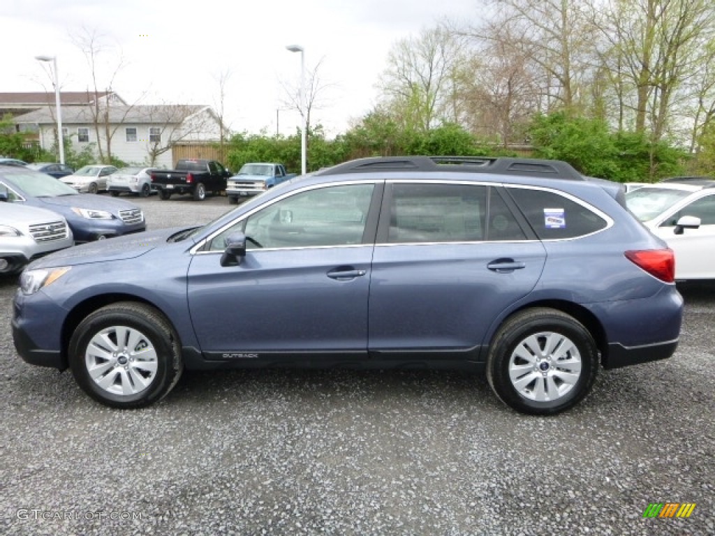 2016 Outback 2.5i Premium - Twilight Blue Metallic / Slate Black photo #9