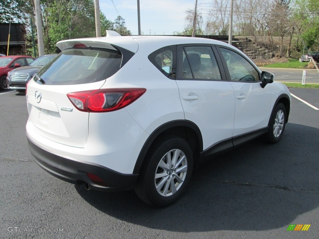 2013 CX-5 Sport AWD - Crystal White Pearl Mica / Black photo #6