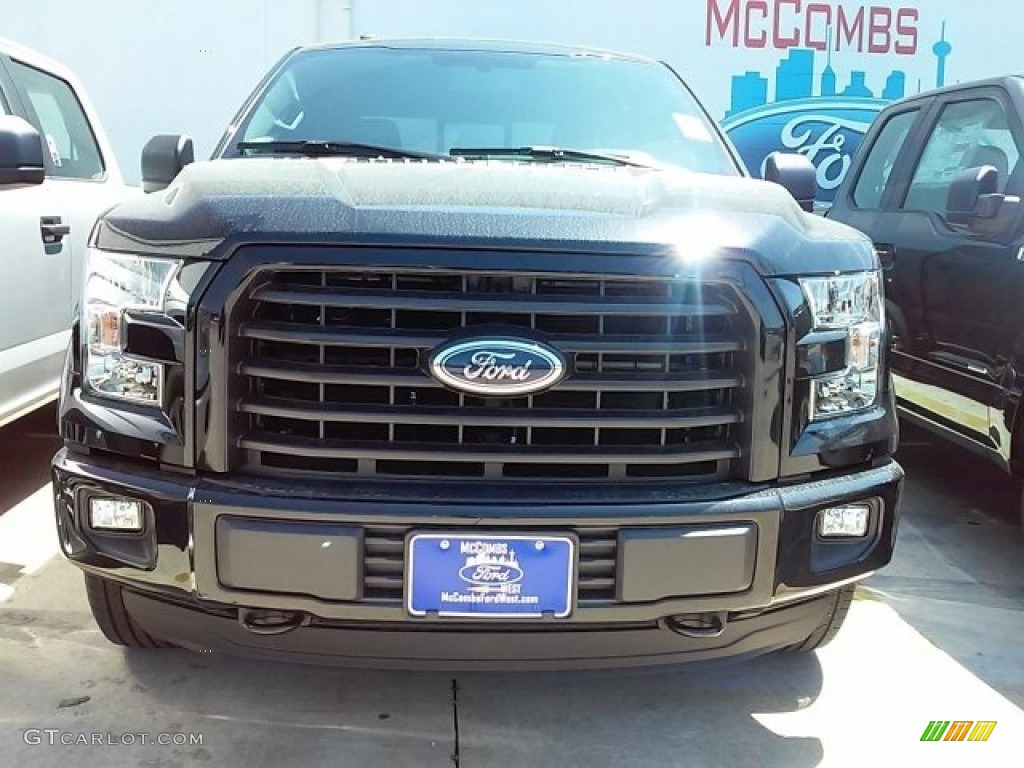 2016 F150 XLT SuperCrew 4x4 - Shadow Black / Black photo #4