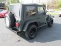 2004 Shale Green Metallic Jeep Wrangler X 4x4  photo #6