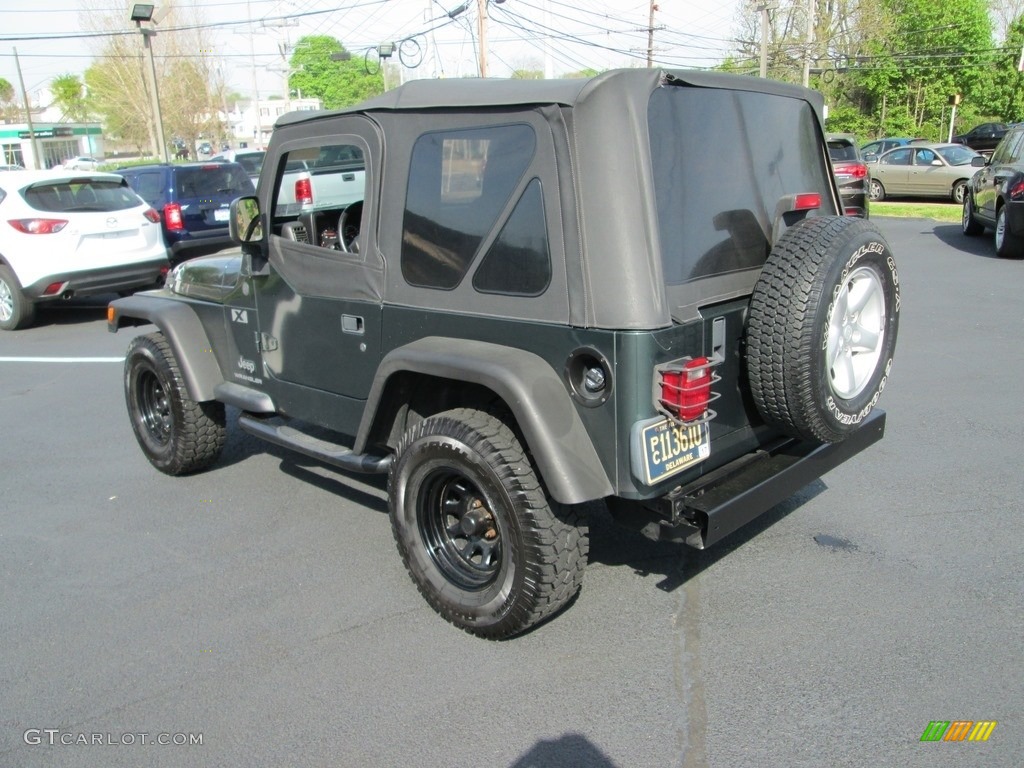 2004 Wrangler X 4x4 - Shale Green Metallic / Dark Slate Gray photo #8