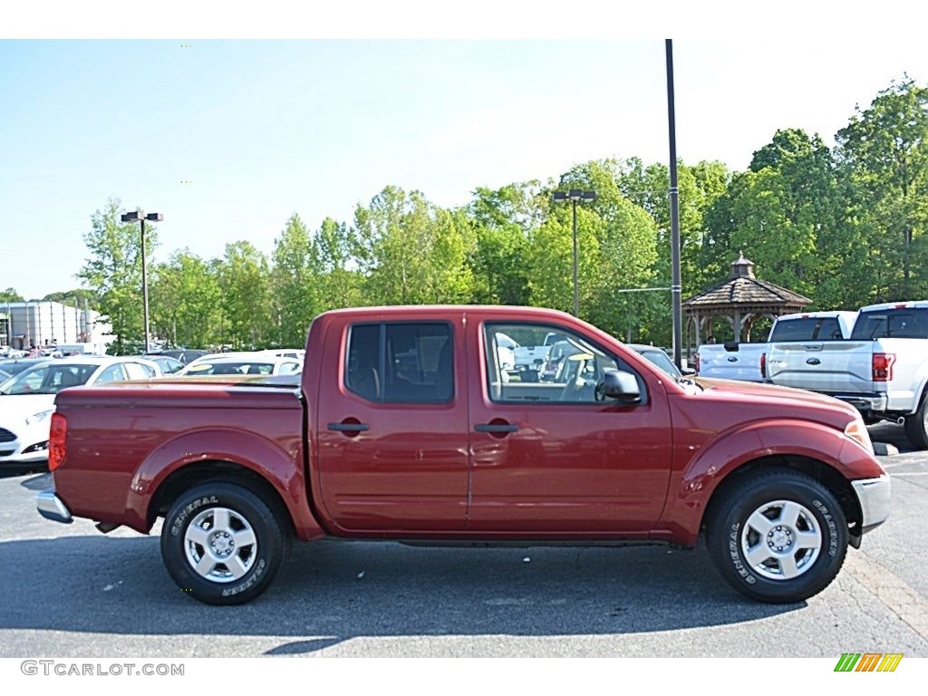 2007 Frontier SE Crew Cab - Red Brawn / Desert photo #2