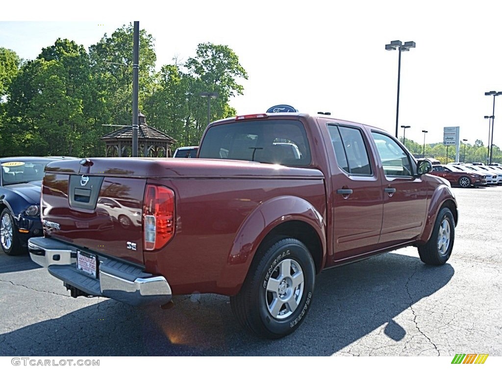 2007 Frontier SE Crew Cab - Red Brawn / Desert photo #3