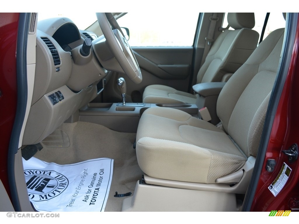 2007 Frontier SE Crew Cab - Red Brawn / Desert photo #11