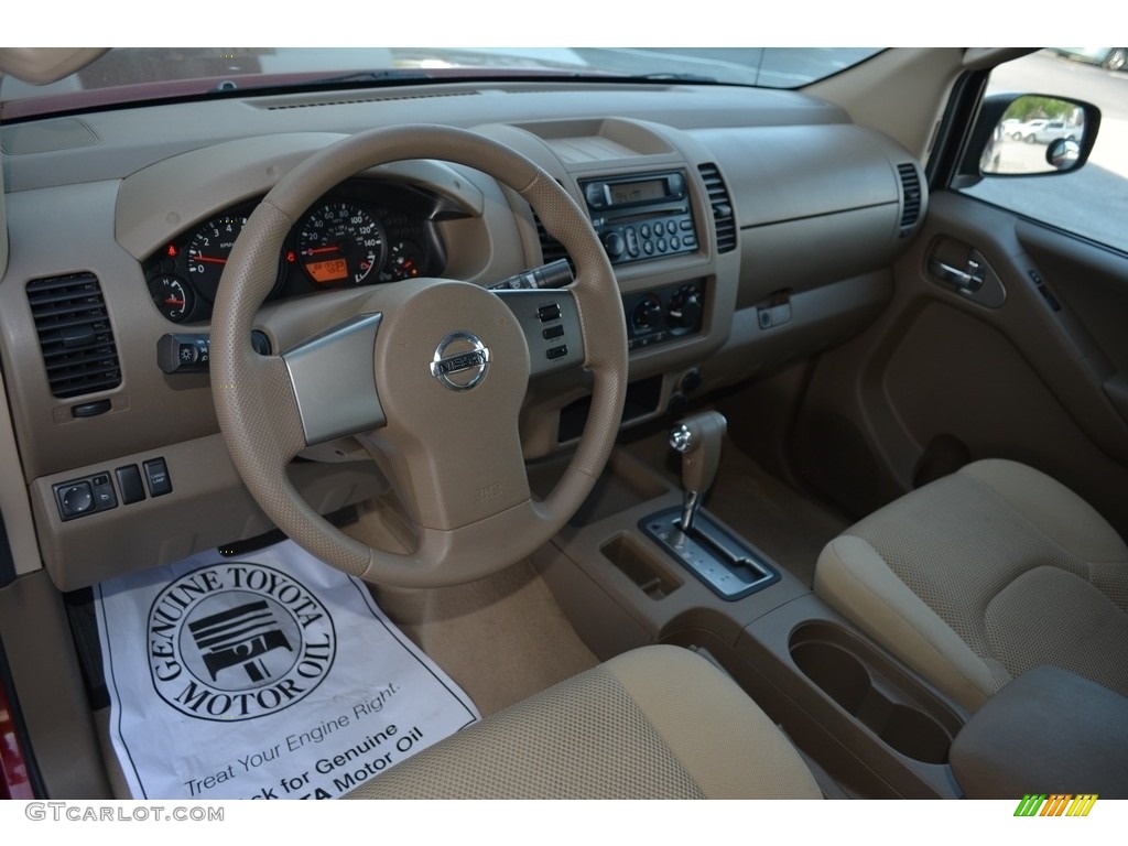 2007 Frontier SE Crew Cab - Red Brawn / Desert photo #12
