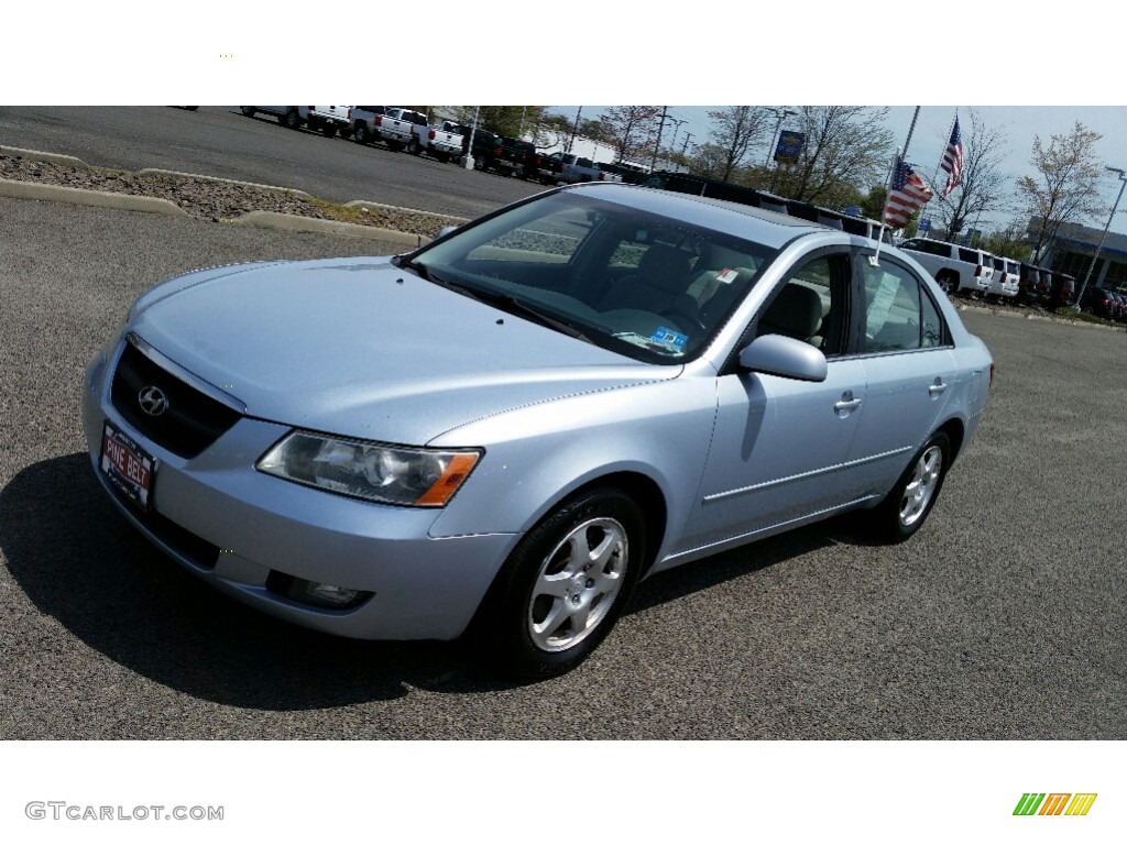 2006 Sonata GLS V6 - Silver Blue Metallic / Gray photo #3