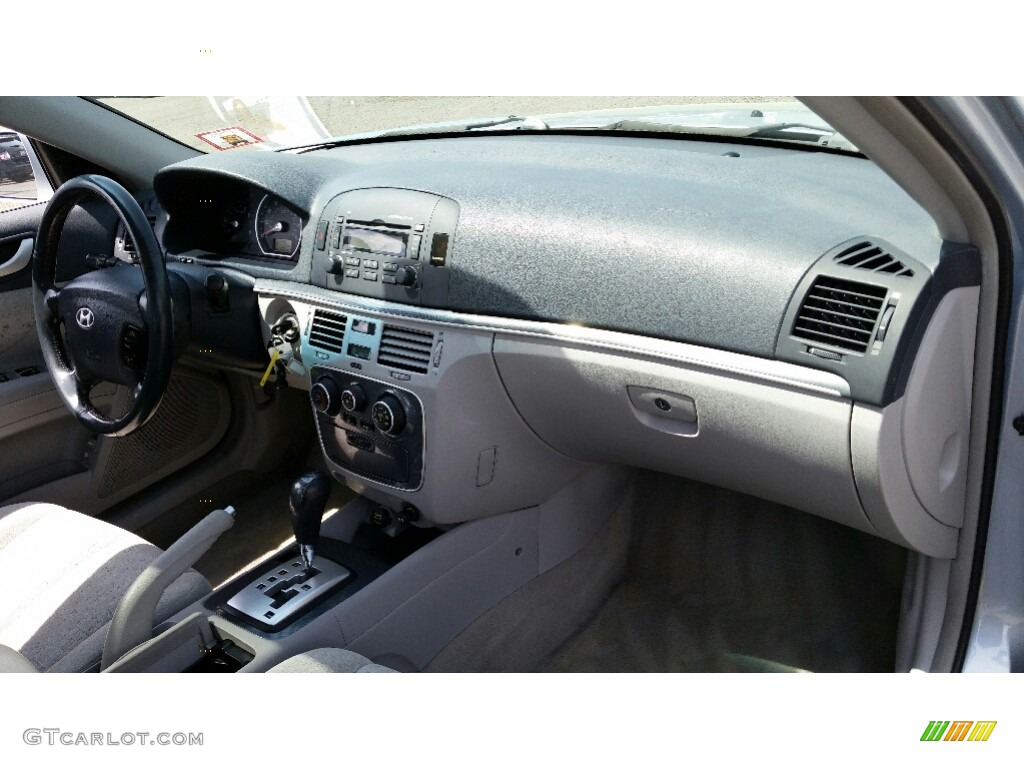 2006 Sonata GLS V6 - Silver Blue Metallic / Gray photo #6