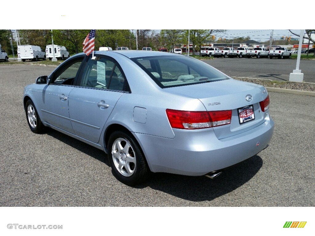 2006 Sonata GLS V6 - Silver Blue Metallic / Gray photo #9