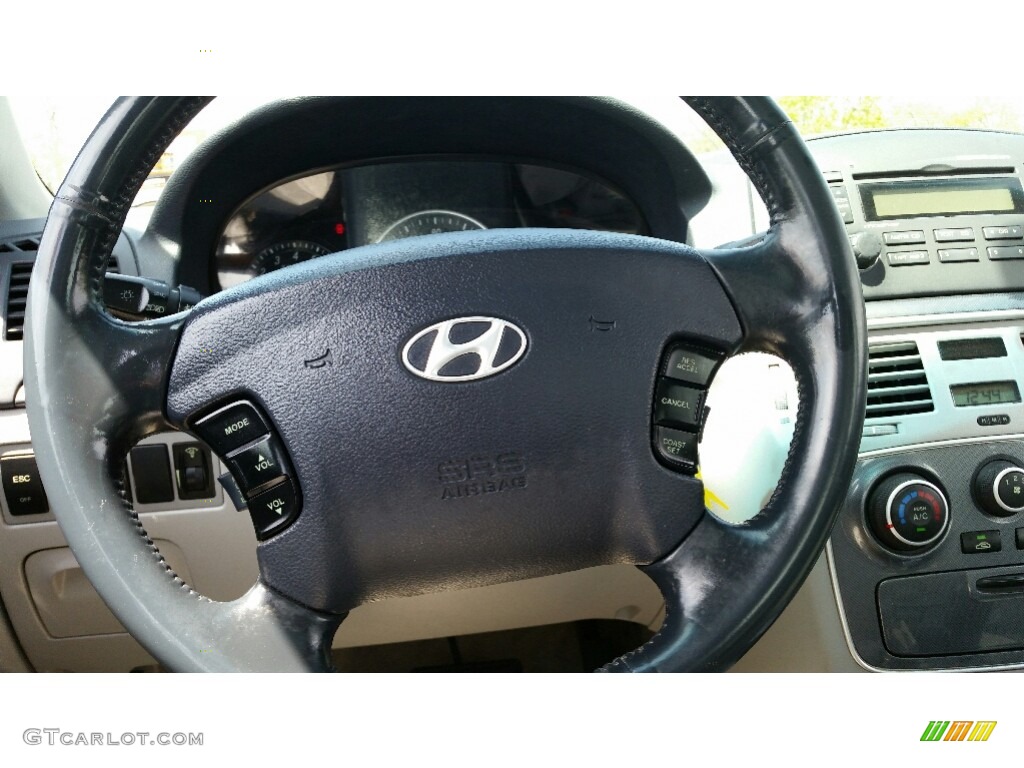 2006 Sonata GLS V6 - Silver Blue Metallic / Gray photo #14