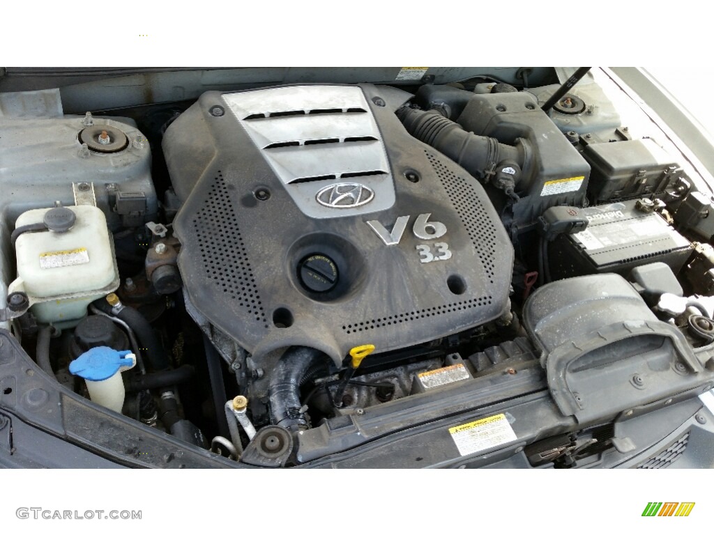 2006 Sonata GLS V6 - Silver Blue Metallic / Gray photo #25