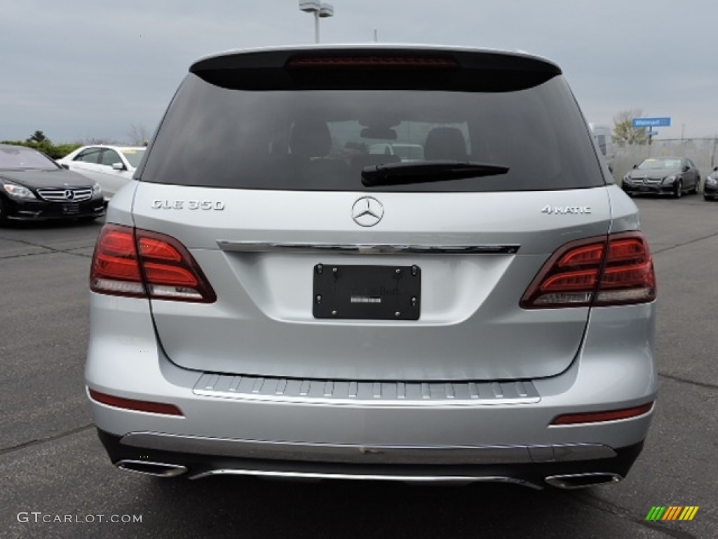 2016 GLE 350 4Matic - Iridium Silver Metallic / Black photo #4