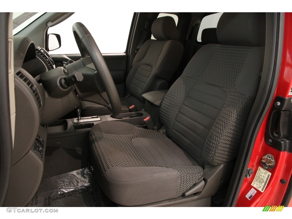2008 Frontier SE V6 King Cab - Red Alert / Graphite photo #5